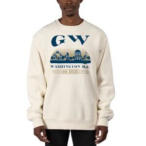 UScape George‎ Washington University Stars Heavyweight Crewneck Sweatshirt Large
